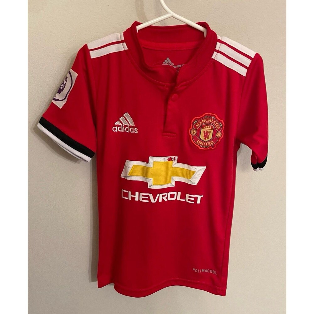 Adidas Manchester United Alexis Sanchez #7 Football Soccer Jersey, Size Youth 6